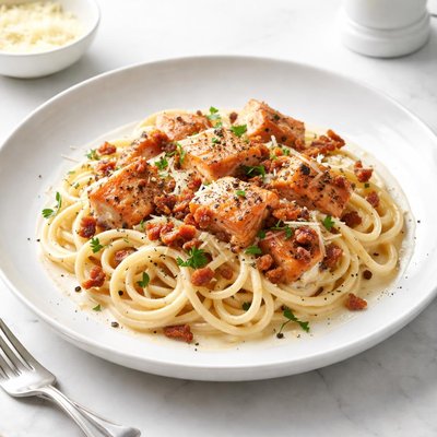 Image of Salmon Carbonara