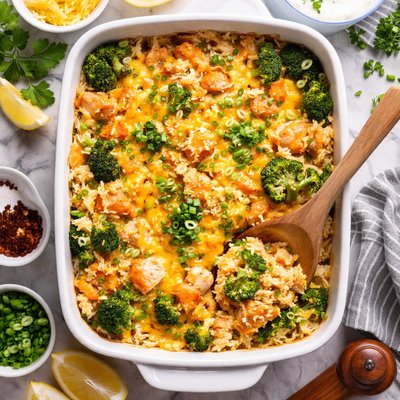 Image of Salmon Cheddar Bake