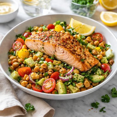 Image of Salmon Chickpea Salad Ww Aust 2pts