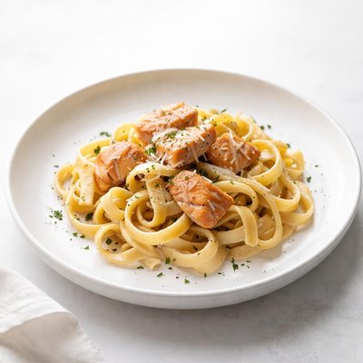 Image of Salmon Fettuccini