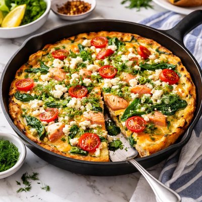 Image of Salmon Frittata Weight Watchers