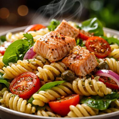 Image of Salmon Fusilli Salad