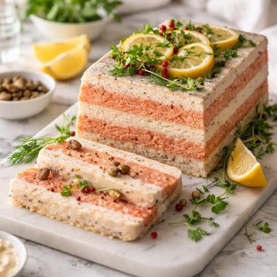 Image of Salmon Gefilte Layered Loaf
