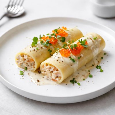 Image of Salmon Manicotti