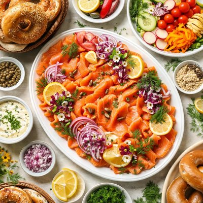 Image of Salmon Party Spread