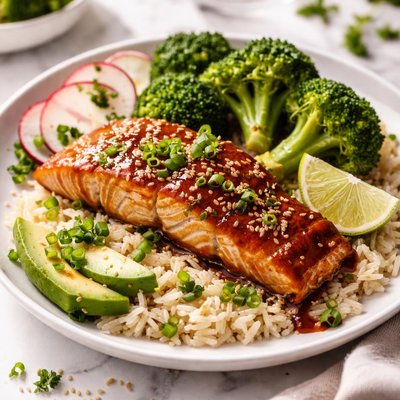 Image of Whole30 Salmon Teriyaki