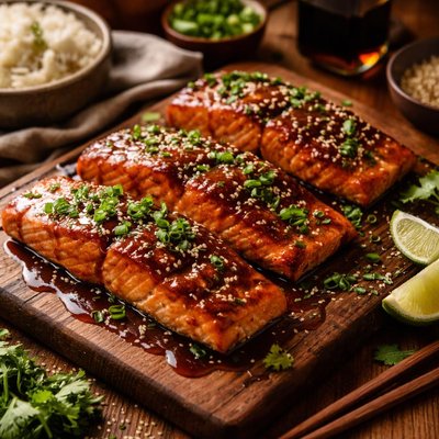 Image of Salmon with Asian Glaze