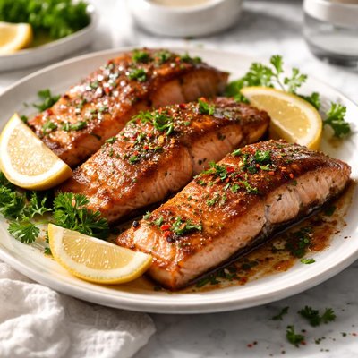 Image of Salmon with Brown Sugar Glaze