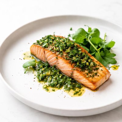 Image of Salmon with Herb Dressing