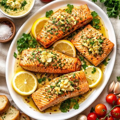 Image of Salmon with Irish Lemon Butter