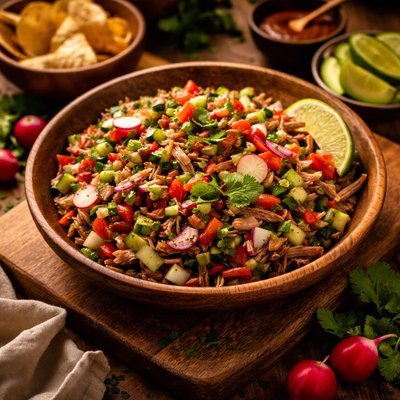 Image of Salpicn De Res Central American Shredded Beef Salad