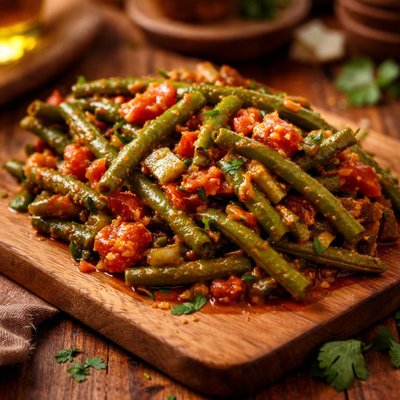 Image of Salsa and Chiles Green Beans