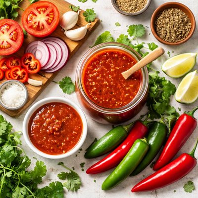 Image of Salsa De Serrano Rojo Red Serrano Sauce