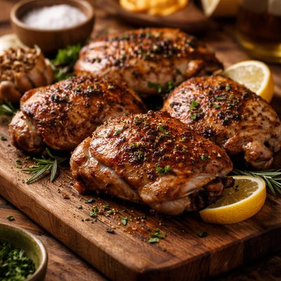 Image of Salt Grilled Chicken Thighs