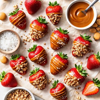 Image of Salted Caramel Strawberries