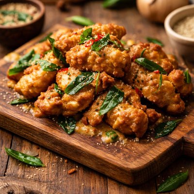 Image of Low Fat Salted Egg Chicken