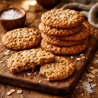 Image of Salted Oatmeal Cookies