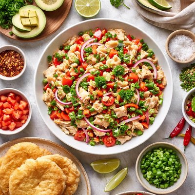 Image of Saltfish Buljol Trinidad