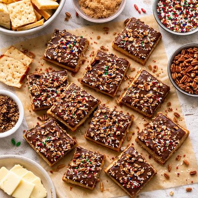 Image of Saltine Toffee Cookies