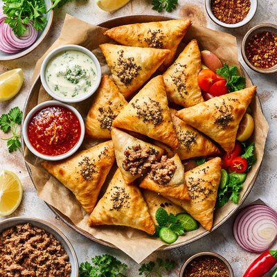 Image of Sambousa with Beef