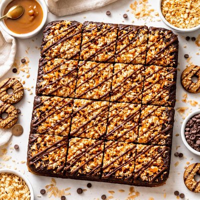 Image of Samoa Sheet Cake