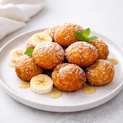 Image of Samoan Banana Panikeke Fried Banana Doughnuts