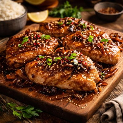 Image of San Francisco Pork Chops or Chicken Breasts