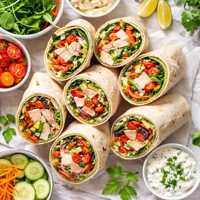 Image of Sandwich Wrap Mock Lavash Bread Gluten Free