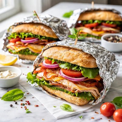 Image of Sandwiches in Foil