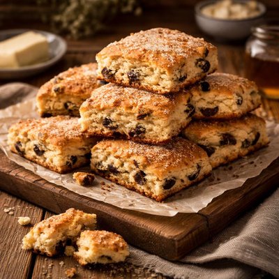 Image of Sandy Raisin Biscuit Russian Korj