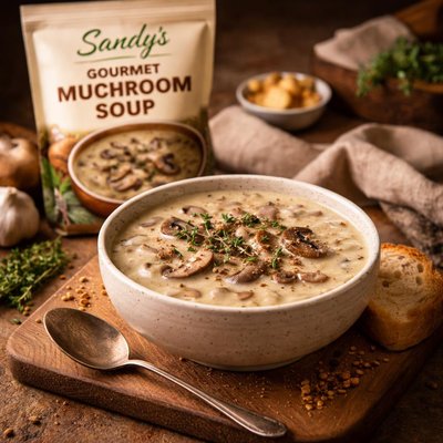 Image of Sandys Gourmet Mushroom Soup