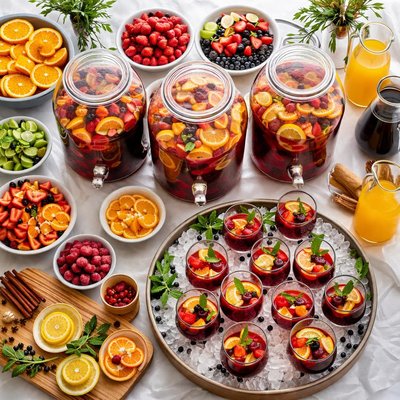 Image of Sangria Punch Catering Quantity for 150 People