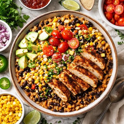 Image of Santa Fe Beans and Rice