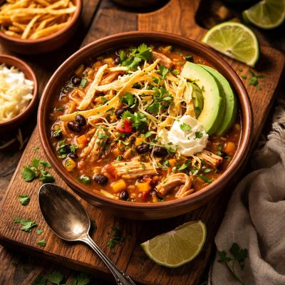 Image of Santa Fe Chicken Fajita Soup