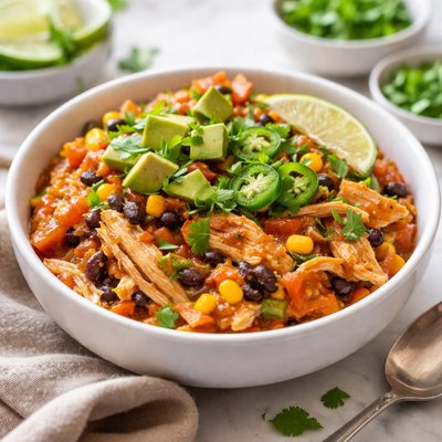 Image of Santa Fe Chicken for the Crock Pot