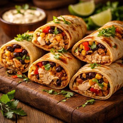 Image of Santa Fe Chicken Rollups