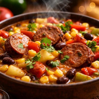 Image of Santa Fe Corn Sausage Stew