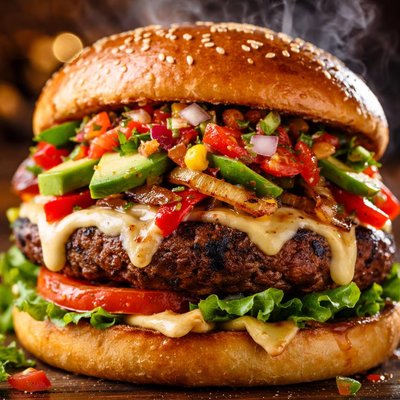 Image of Santa Fe Fajita Burger