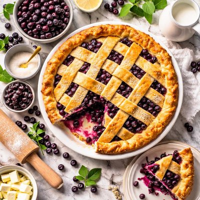 Image of Saskatoon Pie