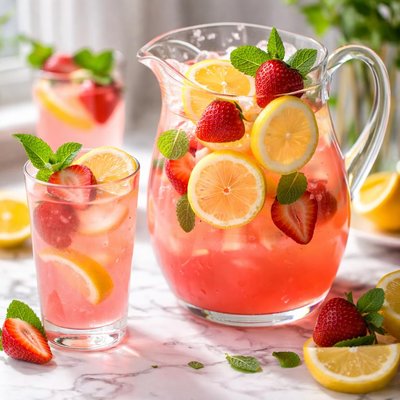 Image of Sassy N Spiked Pink Lemonade Pitcher Hungry Girl 2 Ww Points