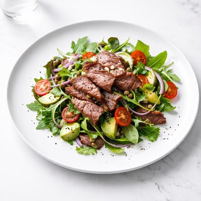 Image of Sassy Roast Beef Salad Low Carb