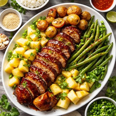 Image of Sassy Sweet and Savoury Pork Dinner