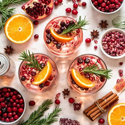 Image of Sassy Wine Spritzer for the Holidays