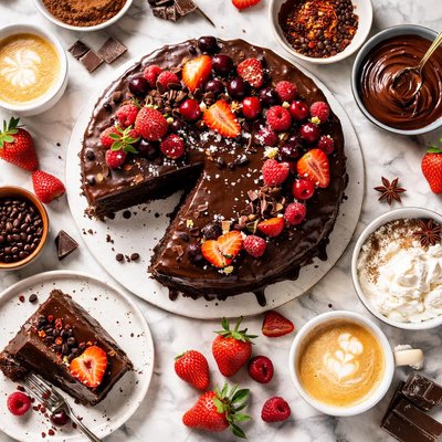 Image of Satan Cake Chocolate and Coffee