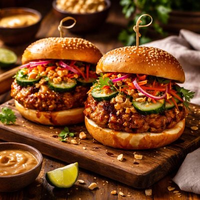 Image of Satay Burgers