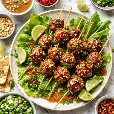 Image of Satay Meatballs