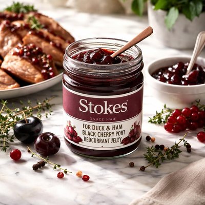 Image of Sauce for Duck and Ham Black Cherry Port Redcurrant Jel