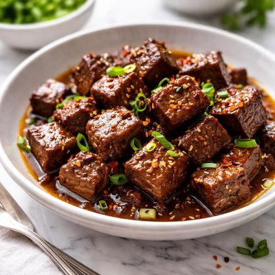Image of Saucy Beef Cubes