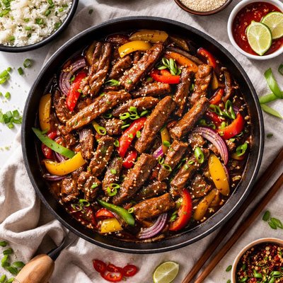 Image of Saucy Beef Strips