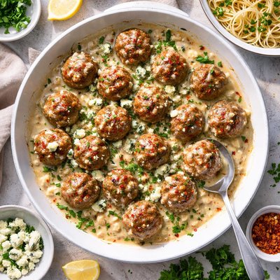 Image of Saucy Blue Cheese Meatballs